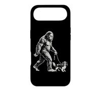 Bigfoot Walking Cavalier Funny Sasquatch Dog Walker Case for iPhone Air