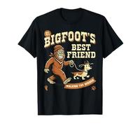 Bigfoot Walking Dachshund Funny Wiener Dog T-Shirt