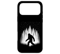 Bigfoot Walking Through White Forest Under Evening Stars Case for iPhone 17 Pro Max