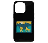 Bigfoot Walking Unicorn in Mountains Fantasy Adventure Case for iPhone 13 Pro