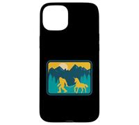 Bigfoot Walking Unicorn in Mountains Fantasy Adventure Case for iPhone 15 Plus