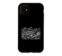 Bigfoot Water Skiing Nessie Cryptid Sasquatch Lake Adventure Case for iPhone 11