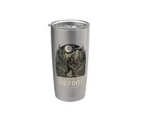 Bigfoot Wilderness Explorer Legend Forest Camping Graphic Stainless Steel Insulated Tumbler
