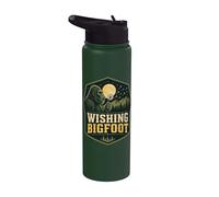 Bigfoot Wishing Dandelion Forest Stainless Steel Insulated Water Bottle