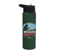 Bigfoot Wishing Dandelion Mountains Stainless Steel Insulated Water Bottle