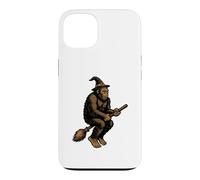 Bigfoot Witch Funny Sasquatch Broomstick Halloween Spooky Case for iPhone 13