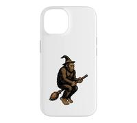 Bigfoot Witch Funny Sasquatch Broomstick Halloween Spooky Case for iPhone 14