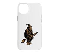 Bigfoot Witch Funny Sasquatch Broomstick Halloween Spooky Case for iPhone 14 Plus