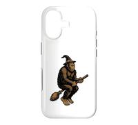 Bigfoot Witch Funny Sasquatch Broomstick Halloween Spooky Case for iPhone 17