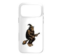 Bigfoot Witch Funny Sasquatch Broomstick Halloween Spooky Case for iPhone 17 Pro Max