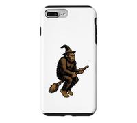 Bigfoot Witch Funny Sasquatch Broomstick Halloween Spooky Case for iPhone 7 Plus/8 Plus