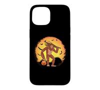 Bigfoot Witch Pumpkin Halloween Funny Scary Sasquatch Lovers Case for iPhone 15