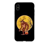 Bigfoot Witch Pumpkin Halloween Funny Scary Sasquatch Lovers Case for iPhone XS Max