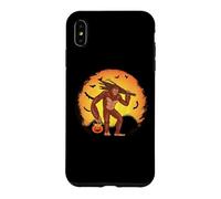 Bigfoot Witch Pumpkin Halloween Funny Scary Sasquatch Lovers Case for iPhone XS Max