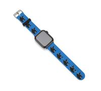 Bigfoot With Rifle Sasquatch 2nd Amendment Gun Watch Bands Silicone Sport Bands Replacement Strap Wristbands Compatible with Apple Watch 42mm/44mm
