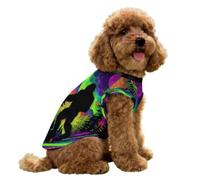 Bigfoot with UFOs Cute Dog Shirts Summer Ice Silk Tank Top