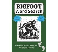 Bigfoot Word Search Book: Word Searches with Easy to Read Print about Bigfoot, Sasquatch, Yeti and More | 6x9 Inches | 112 Pages | 55+ Puzzles... Gift for Vacations, Holidays, Free Times