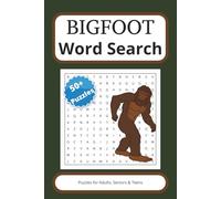 Bigfoot Word Search: Word searches with easy to read print about Bigfoot, Sasquatch, and more | 6x9 inches, 110 pages | 50+ Puzzles... Gifts for Vacations, Holidays, and Free Times