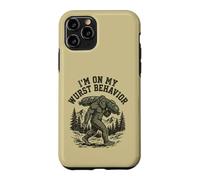 Bigfoot Wurst Behavior Funny Sasquatch Sausage Cryptid Case for iPhone 11 Pro