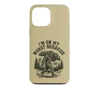 Bigfoot Wurst Behavior Funny Sasquatch Sausage Cryptid Case for iPhone 13 Pro Max