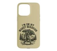 Bigfoot Wurst Behavior Funny Sasquatch Sausage Cryptid Case for iPhone 15 Pro Max