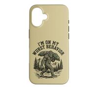 Bigfoot Wurst Behavior Funny Sasquatch Sausage Cryptid Case for iPhone 16