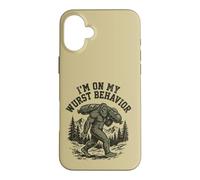 Bigfoot Wurst Behavior Funny Sasquatch Sausage Cryptid Case for iPhone 16 Plus