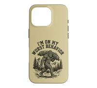 Bigfoot Wurst Behavior Funny Sasquatch Sausage Cryptid Case for iPhone 16 Pro