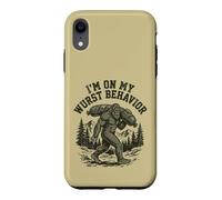 Bigfoot Wurst Behavior Funny Sasquatch Sausage Cryptid Case for iPhone XR
