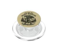 Bigfoot Wurst Behavior Funny Sasquatch Sausage Cryptid PopSockets PopGrip for MagSafe