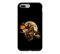 Bigfoot Yeti Jack O Lantern Pumpkin Full Moon Broomstick Case for iPhone 7 Plus/8 Plus