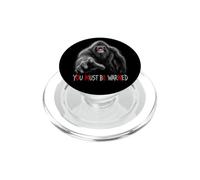 Bigfoot You Must Be Warned Omen Warning Subliminal Message PopSockets PopGrip for MagSafe