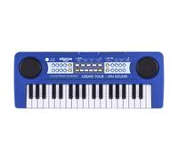 BIGFUN 37-Key Electronic Keyboard Piano, 8 Tones, Blue, Portable
