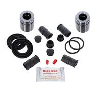 Bigg Red - Brake Caliper Piston Seal Repair Kit - Compatible with Rover, Rear Left & Right - Fits Solid Brake Discs & ATE Single 36mm dia Piston Calipers