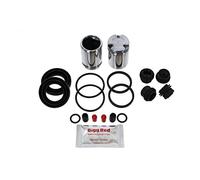 Bigg Red - Brake Caliper Piston Seal Repair Kit - Complete Rear Left & Right - Fits Electric Handbrake 36mm dia Piston Calipers - Compatible with, Vauxhall &