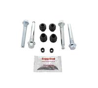 Bigg Red | Brake Caliper Slider Bolt Kit | Rear Left & Right, Complete Repair Kit, Zinc Plated | Fits C-Crosser, 4007, Patriot, Compass, ASX, Grandis, Lancer, Outlander
