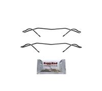 Bigg Red - Brake Pad Fitting Kit - Compatible with Vauxhall, Front Left & Right - Fits Single Piston 57mm ATE Calipers with Vented Discs