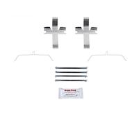 Bigg Red - Brake Pad Fitting Kit - Front - Fits 4 Pot SUMITOMO Cast Iron Brake Calipers - Compatible with Selected Models