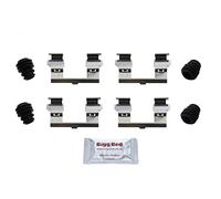 Bigg Red - Brake Pad Fitting Kit - Front Left & Right - Fits AKEBONO Brake Calipers - Compatible with Select Models - 0048