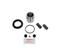 Bigg Red - Front Brake Caliper Repair Seal Kit & Pistons - Compatible with, Vauxhall,