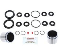 Bigg Red - FRONT Brake Caliper Seal Rebuild Repair Kit + Pistons - Fits RENAULT TWINGO