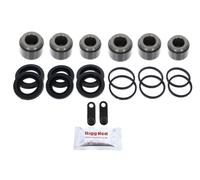 Bigg Red - FRONT L or R Brake Caliper Rebuild Repair Kit + Pistons - Fits RANGE ROVER (2012-2018)