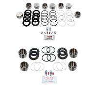 Bigg Red - FRONT & REAR Rebuild Repair Stainless Steel Piston Kit - Fits JAGUAR XJ & DAIMLER SOVEREIGN