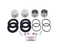 Bigg Red - FRONT Rebuild Repair Seal & Piston S/Steel Kit - Fits Triumph TR4 4A 5 6