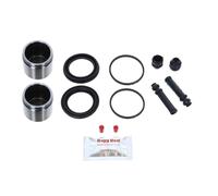 Bigg Red - REAR Brake Caliper Rebuild Repair Kit + LOADED Pistons - Fits NISSAN ALMERA N16
