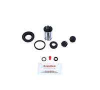 Bigg Red - Rear Brake Caliper Repair Seal Kit and Piston - Compatible with Rover 200 400 1989-2000, Rover 45 2000-2005, Rover 25, Civic 1988-2001 Jazz 2004-2014, MG ZR ZS