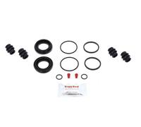 Bigg Red - Rear Left & Right Brake Caliper Seal Rebuild Repair Kit - Compatible with Volvo S60 MKII 2010-2018