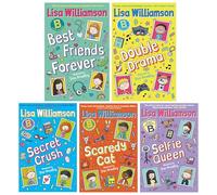 Bigg School Series By Lisa Williamson Illustrated 5 Books Collection Set (Best Friends Forever, Double Drama, Secret Crush, Scaredy Cat & Selfie Queen)