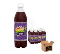 Bigga Flavoured Soft Drink Variety in Apple, Orange, Grape, Pineapple, Cream Soda & More | Sparkling Fizzy Summer Refreshing, Fruity Carbonated Party Bottles (Bigga Grape - 600ml x 12Pack)