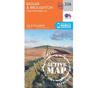 Biggar & Broughton Map | Weatherproof | Culter Fell & Dollar Law | Ordnance Survey | OS Explorer Active Map 336 | Scotland | Walks | Hiking | Maps | Adventure